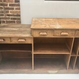 Old shop counter from the early 20th century
