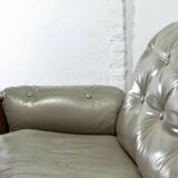 Jean Gillon Brazilian Jacarandá Wooden 3-Seat Sofa for Woodart, Brazil, 60s