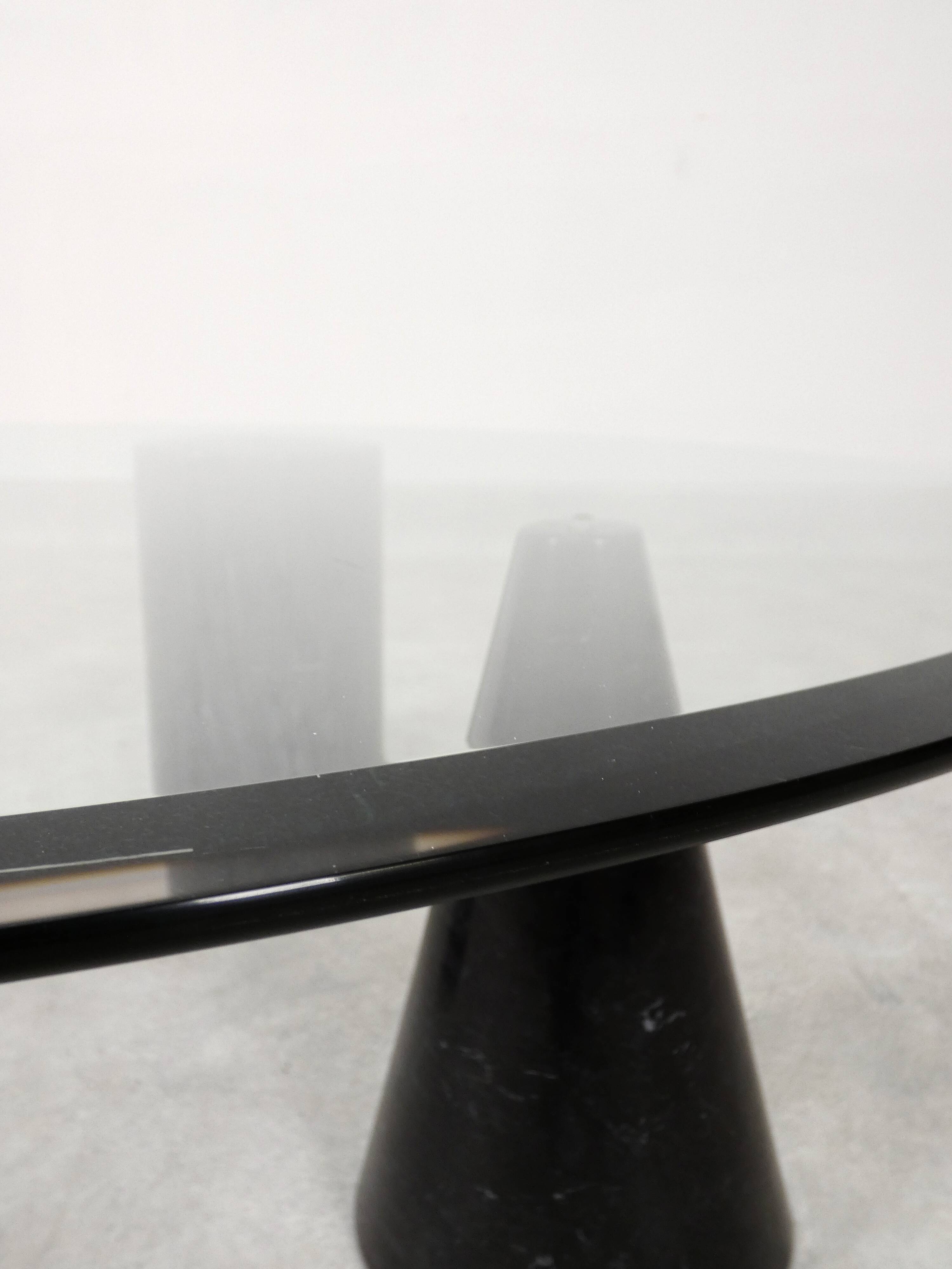 Table basse en marbre italien vintage