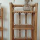 Pair of bedside tables/vintage bamboo and rattan accent furniture - 1970s