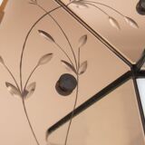 Mirror - venetian art-deco coat holder 126x193cm