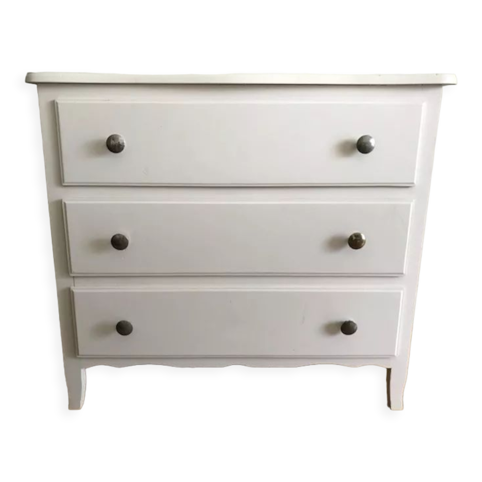 Vintage chest of drawers with three drawers