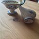 Hand-painted Deruta candlesticks – Italian ceramics – decorative pair