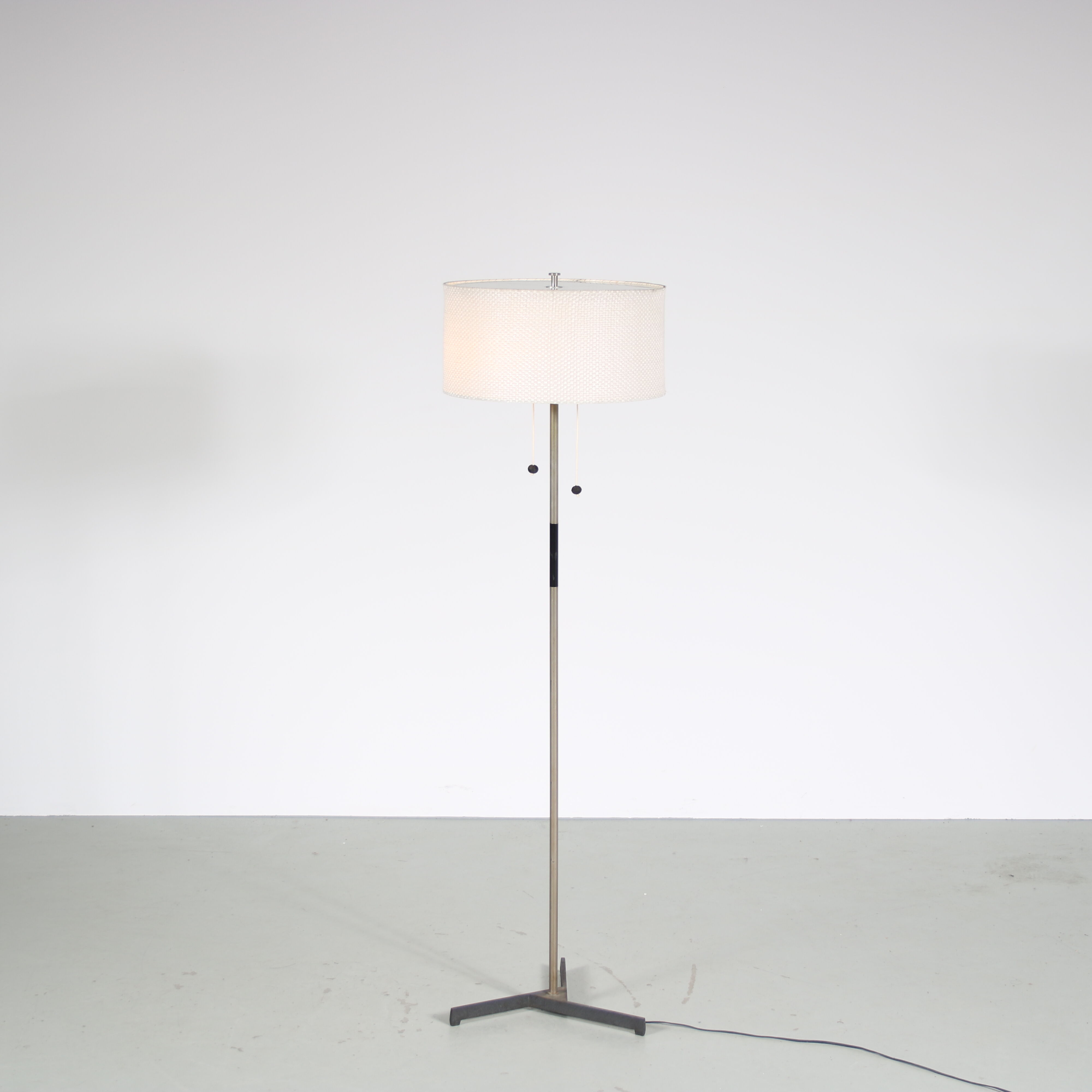1950s Dutch minimalist floor lamp