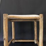 Duo tabourets bois d’olivier