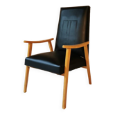Fauteuil en skaï