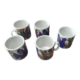 5 mugs Acapulco by Villeroy and Boch