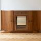 Art Deco enfilade from the 1930s in walnut.
