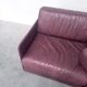 Canapé modulaire en cuir marron par De Sede ; DS76, années 1970 (d'angle)