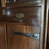 Art Nouveau mahogany display cabinet