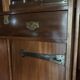 Art Nouveau mahogany display cabinet