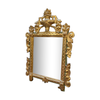 Miroir style Louis XVI avec fronton