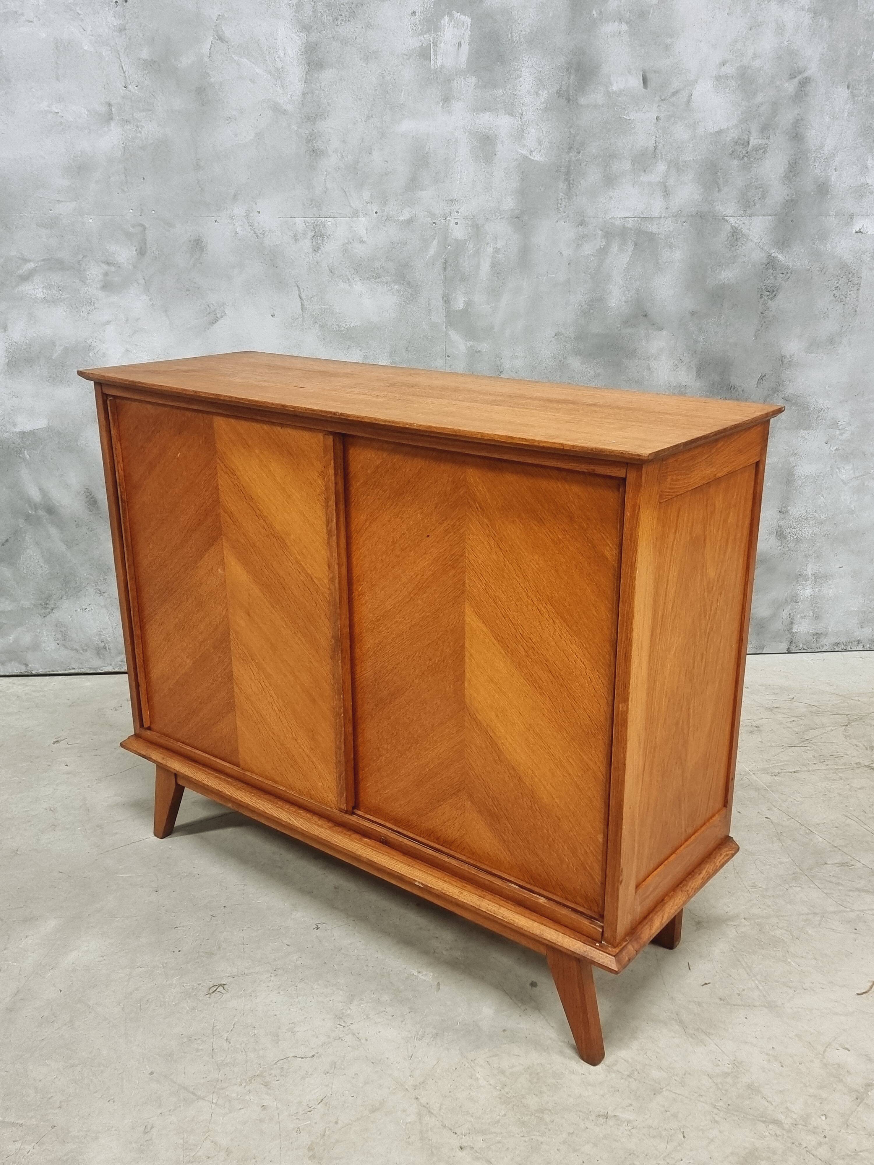 Scandinavian vintage highboard sideboard