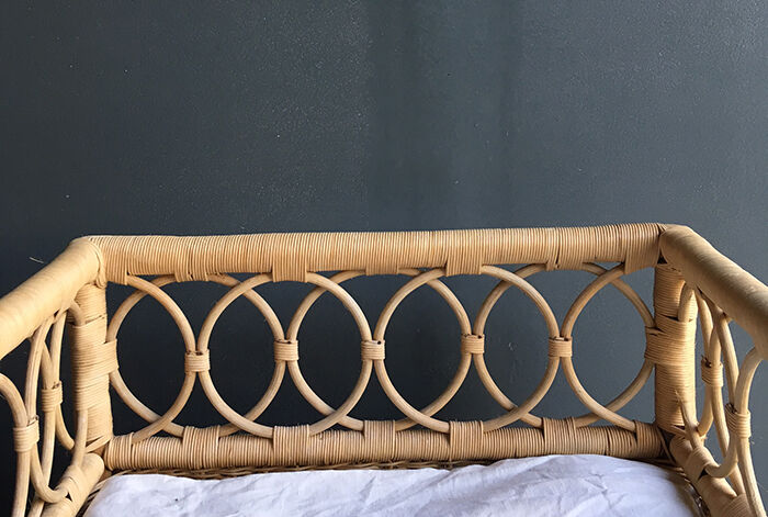 Bed rattan twist "octave"