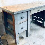 Etabli bleu gris