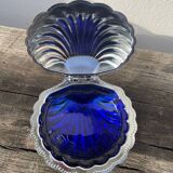 Metal shell butter dish