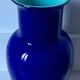 Small opaline vase Carlo Moretti