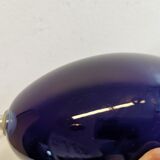Small Table lamp in dark blue ceramic, made by Søholm ceramics Denmark.