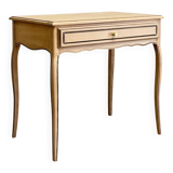 Vintage side table, oak top