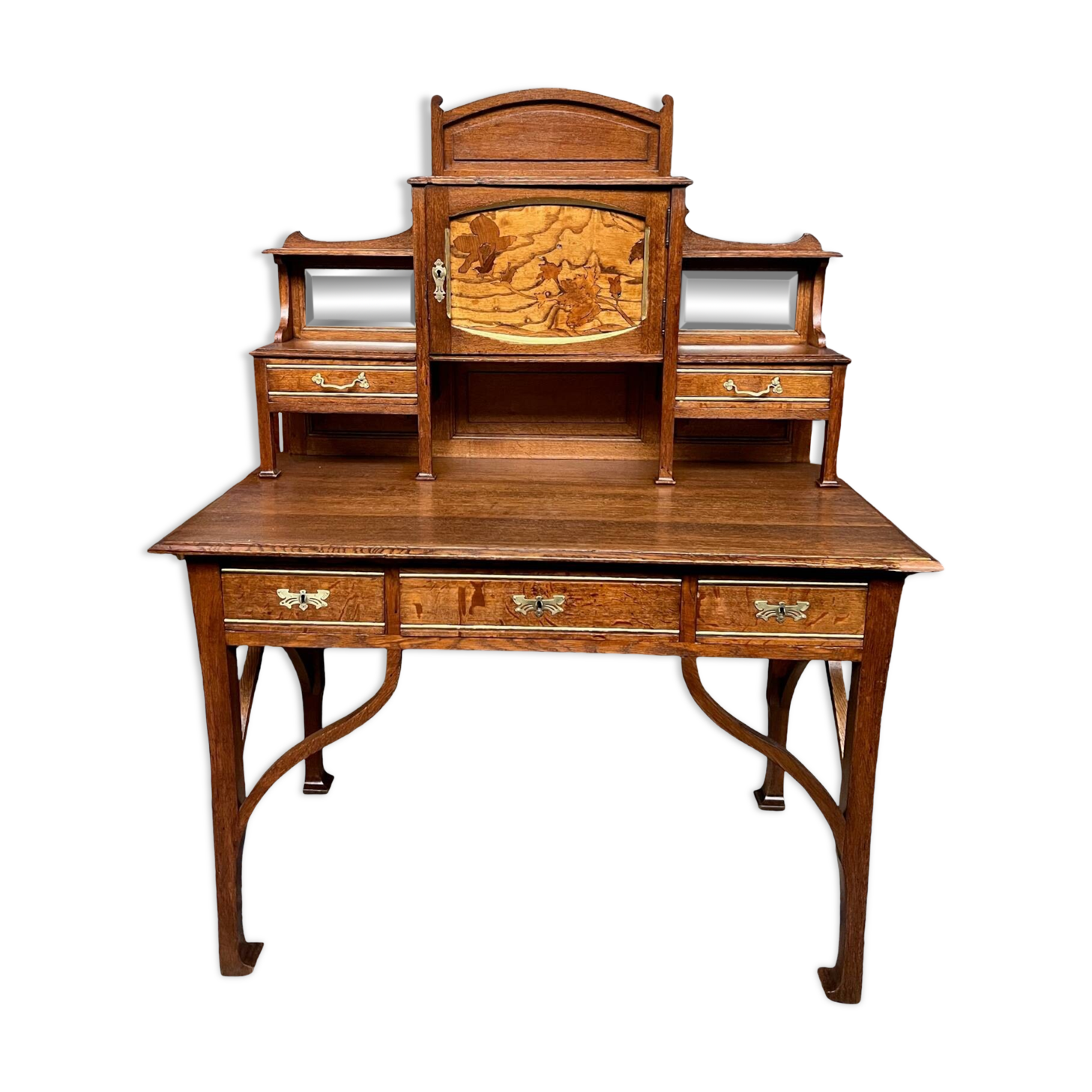 Antique French desk in Art Nouveau style.