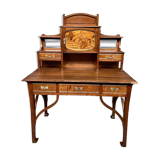 Bureau ancien français de style Art Nouveau.