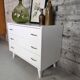Commode vintage blanche