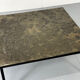 Mid Century minimalistic modernist slate and steel coffee table, 1950s