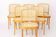 Set of 6 Vintage Ligna Bentwood Dining Chairs – Cane Seats & Backrest 1960s