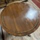 Lombard table from the Empire period in mahogany and brass trim circa 1820