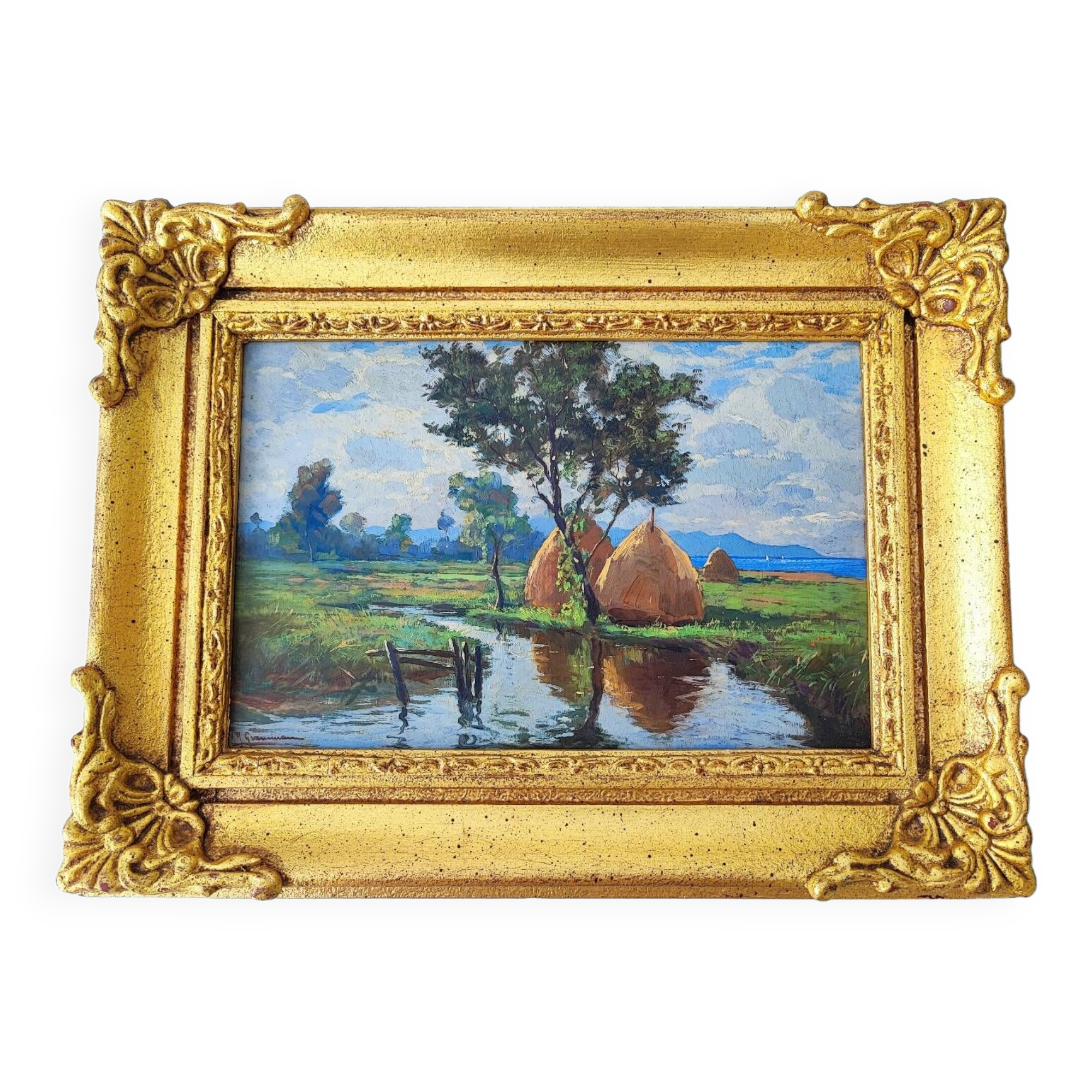 Oil painting landscape