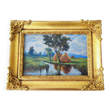 Oil painting landscape