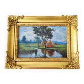 Oil painting landscape