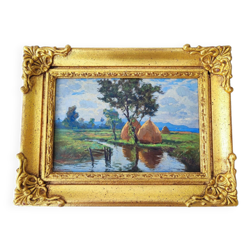 Oil painting landscape