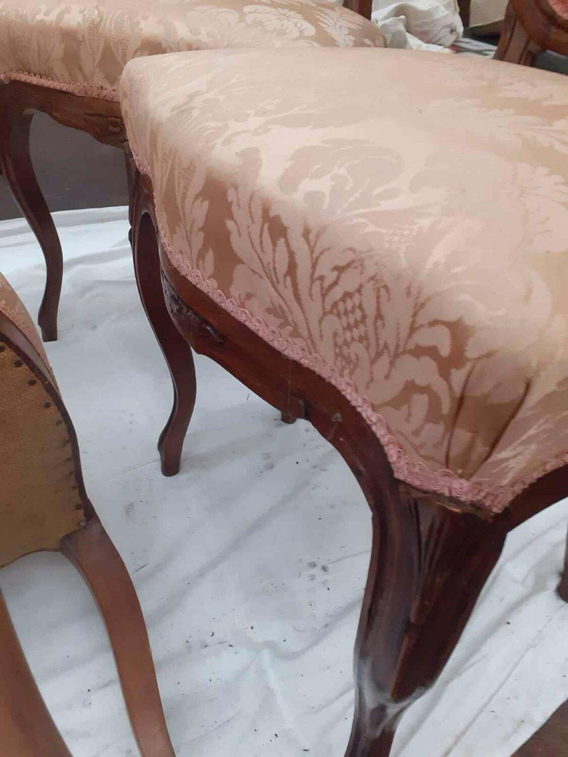 4 Louis XV style chairs