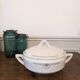 Clara soup tureen, Gien iron earth