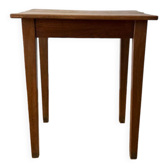 Farmhouse table in raw wood early twentieth century