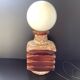 Vintage Faceted Fatlava Cari Zalloni Globe White Glass Lamp 1970 Steuler