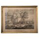 A. F. Bargas, Marché de campagne, gravure, vers XVIIème siècle