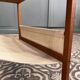 Porte-revues Silka Mobler en bois de teck et toile beige, Kai Kristiansen 1960