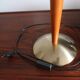 Lampe champignon postmoderne Verre et Bois