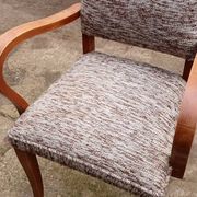 Bridge chairs in Art Deco fabric from the 1950s and vintage.