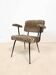 Vintage modernist leopard armchair