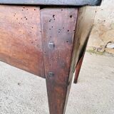 Farmhouse console, in walnut, Directoire, 18th century