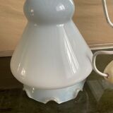 Vintage white lamp with slight light gray gradient