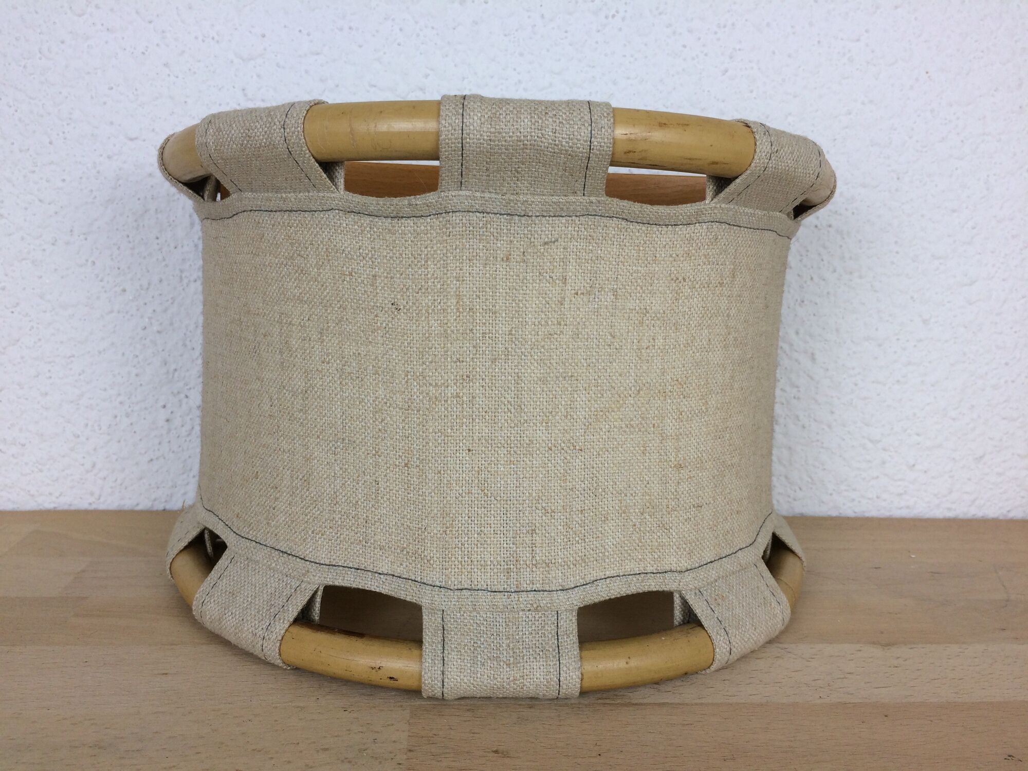 Rattan wall lamp by Anna Ehrner for Atelje Lyktan Sweden, chic jungle style