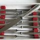 Complete silver-plated cutlery set of 61 pieces, Pearls model - in good condition.