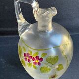 Non-selfish night service - art nouveau - hand-decorated satin blown crystal