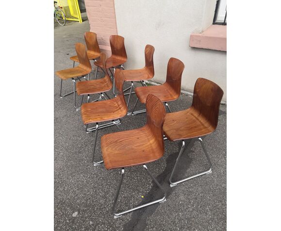9 Pagholz Thur Op Seat Chairs Selency 9 Pagholz Thur Op Seat Chairs Selency