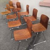 9 Pagholz Thur-Op-Seat chairs
