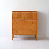 Scandinavian secretary with hinged lid